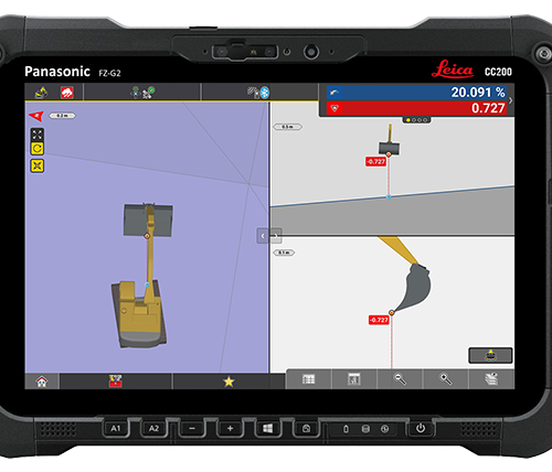 Leica iCON site excavator